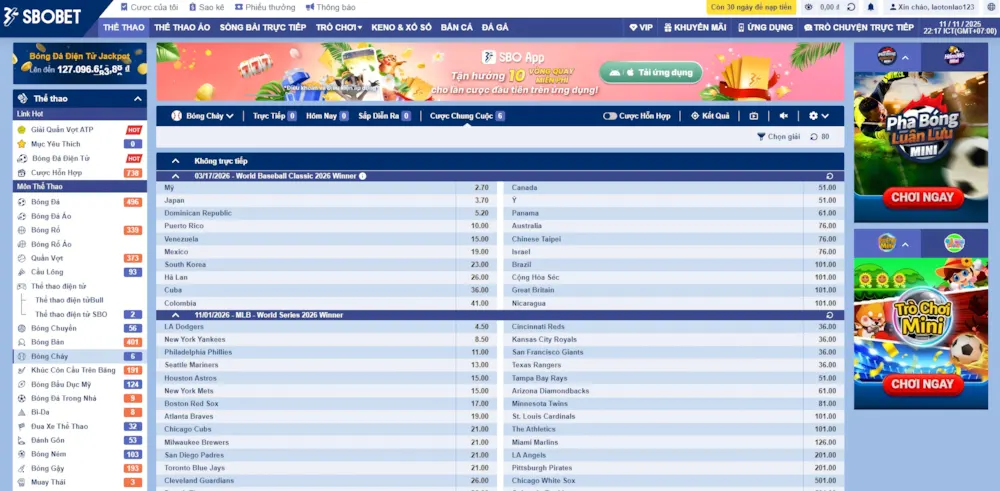 Hướng Dẫn Cách chơi Bóng Chày tại SBOBET Từ A Đến Z Cho Người Mới 2 Cách chơi Bóng Chày tại SBOBET
