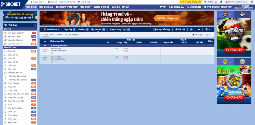 Bí Kíp Cách Chơi Quyền Anh Tại SBOBET Bất Bại Từ Cao Thủ 1 Cách chơi Quyền Anh tại SBOBET